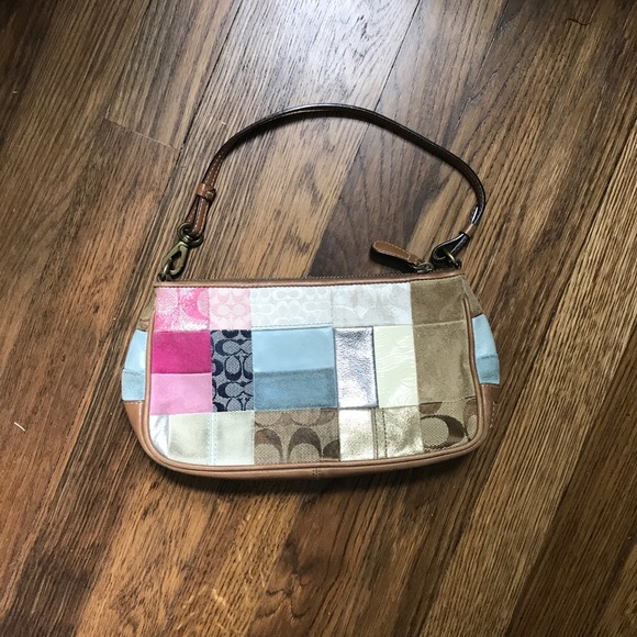 Coach Handbags - Authentic Coach Leather Patchwork Shoulder Bag